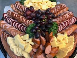 Contact us to customize a meat and cheese platter, or to place a custom order for take out including items from our ever changing lunch menu.