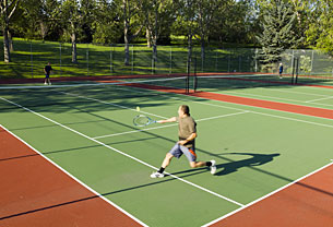 tennis courts calgary The City of Calgary North Glenmore Park Tennis Courts